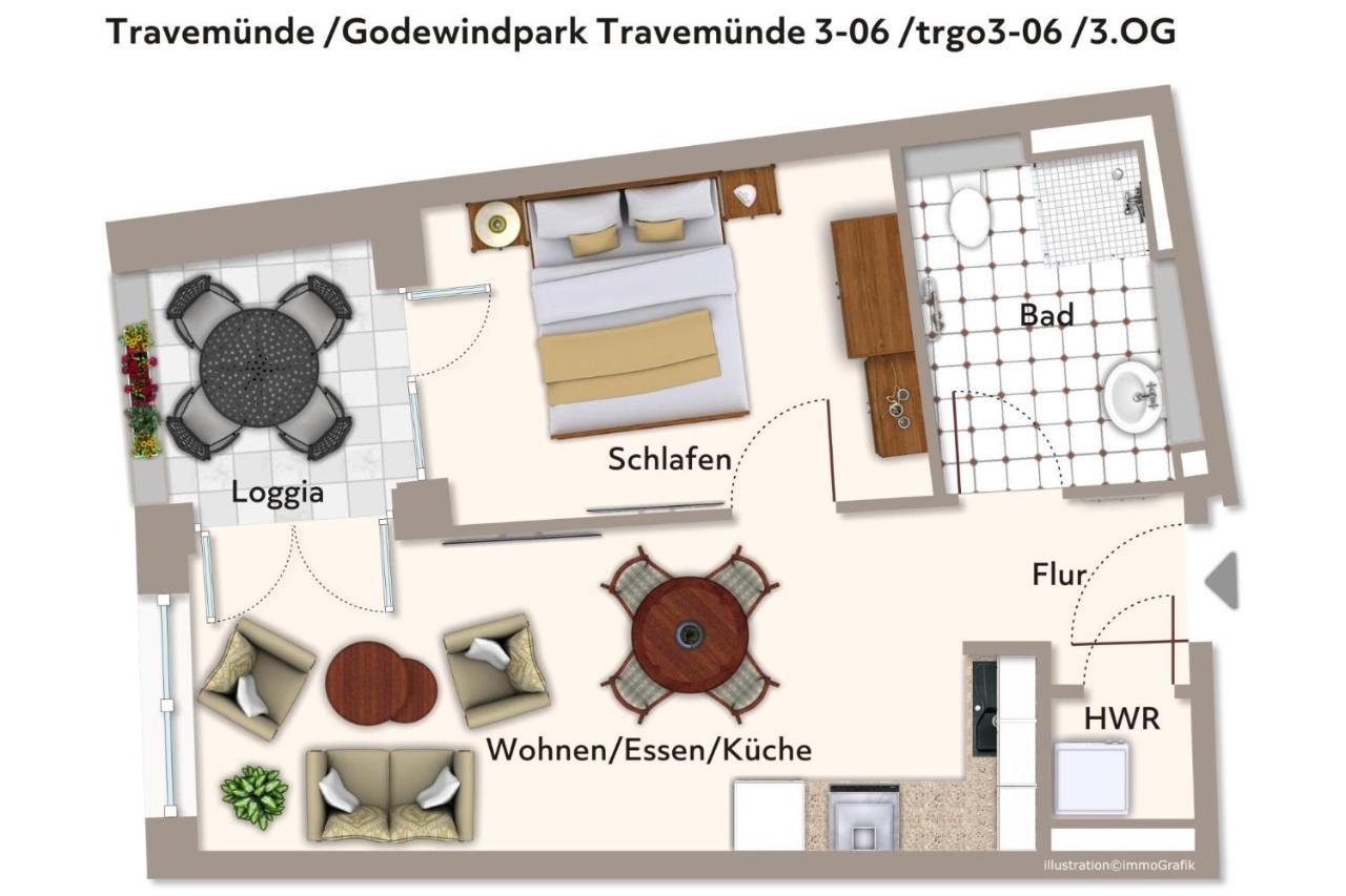 Godewindpark Travemünde Godewindpark Travemünde 3-06 Apartment *